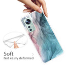 For Xiaomi 12 Pro Abstract Marble Pattern TPU Phone Case(Abstract Gray)