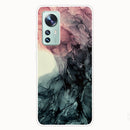 For Xiaomi 12 / 12X 5G Abstract Marble Pattern TPU Phone Case(Abstract Black)