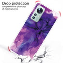 For Xiaomi 12 / 12X 5G Abstract Marble Pattern TPU Phone Case(Abstract Purple)