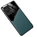 For OPPO Find X5 All-inclusive Leather + Organic Glass Phone Case(Green)