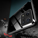 For OPPO Find X5 All-inclusive Leather + Organic Glass Phone Case(Black)