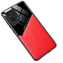 For OPPO Find X5 All-inclusive Leather + Organic Glass Phone Case(Red)