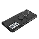 For Infinix Note 11 Pro Armor Bear Shockproof PC + TPU Phone Case with Ring Holder(Black)
