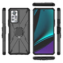 For Infinix Note 11 Pro Armor Bear Shockproof PC + TPU Phone Case with Ring Holder(Black)