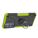 For Tecno Camon 18 Armor Bear Shockproof PC + TPU Phone Case with Ring Holder(Green)