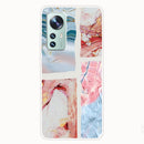 For Xiaomi 12 / 12X 5G Marble Pattern TPU Phone Case(HC-A21)