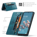 For Samsung Galaxy A53 AutSpace A01 Retro Skin-feel Crazy Horse RFID Leather Phone Case(Blue)