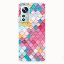 For Xiaomi 12 / 12X 5G Shockproof Painted Transparent TPU Protective Phone Case(Color Quartet)
