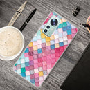 For Xiaomi 12 / 12X 5G Shockproof Painted Transparent TPU Protective Phone Case(Color Quartet)