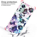 For Xiaomi 12 / 12X 5G Shockproof Painted Transparent TPU Protective Phone Case(Starry Chrysanthemum)