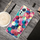 For Xiaomi 12 / 12X 5G Shockproof Painted Transparent TPU Protective Phone Case(Plant Six Sides)