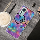 For Xiaomi 12 / 12X 5G Shockproof Painted Transparent TPU Protective Phone Case(Starry Love)