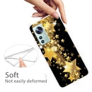 For Xiaomi 12 / 12X 5G Shockproof Painted Transparent TPU Protective Phone Case(Gold Star)