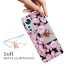 For Xiaomi 12 / 12X 5G Shockproof Painted Transparent TPU Protective Phone Case(Envelope Rose)