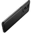 For OPPO Find X5 Pro Carbon Fiber Texture Shockproof TPU Phone Case(Black)