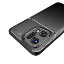 For OPPO Find X5 Pro Carbon Fiber Texture Shockproof TPU Phone Case(Blue)