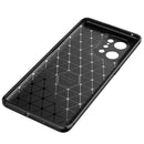 For OPPO Find X5 Carbon Fiber Texture Shockproof TPU Phone Case(Blue)