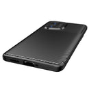 For OPPO Find X5 Carbon Fiber Texture Shockproof TPU Phone Case(Blue)