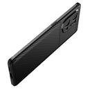 For OPPO Find X5 Carbon Fiber Texture Shockproof TPU Phone Case(Blue)