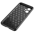 For OPPO Realme 9 Pro+ Carbon Fiber Texture Shockproof TPU Phone Case(Blue)