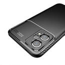 For OPPO Realme 9 Pro+ Carbon Fiber Texture Shockproof TPU Phone Case(Blue)