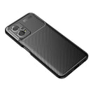 For OPPO Realme 9 Pro Carbon Fiber Texture Shockproof TPU Phone Case(Black)