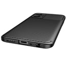 For OPPO Realme 9 Pro Carbon Fiber Texture Shockproof TPU Phone Case(Black)