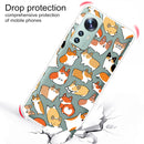 For Xiaomi 12 Pro Painted Shockproof TPU Protective Phone Case(Corgis)
