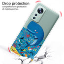 For Xiaomi 12 Pro Painted Shockproof TPU Protective Phone Case(Whale Seabed)