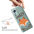 For Xiaomi 12 Pro Painted Shockproof TPU Protective Phone Case(Fox)