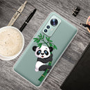 For Xiaomi 12 Pro Painted Shockproof TPU Protective Phone Case(Bamboo Panda)