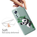 For Xiaomi 12 Pro Painted Shockproof TPU Protective Phone Case(Bamboo Panda)