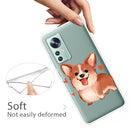 For Xiaomi 12 Pro Painted Shockproof TPU Protective Phone Case(Love Corgi)