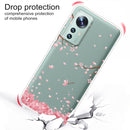 For Xiaomi 12 Pro Painted Shockproof TPU Protective Phone Case(Cherry Blossoms)