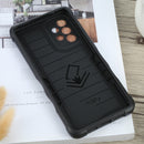 For Samsung Galaxy A73 Non-slip Armor Phone Case(Blue)
