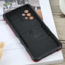 For Samsung Galaxy A73 Non-slip Armor Phone Case(Red)