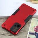 For Samsung Galaxy A73 Non-slip Armor Phone Case(Red)