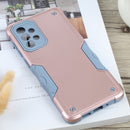 For Samsung Galaxy A73 Non-slip Armor Phone Case(Rose Gold)