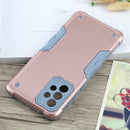 For Samsung Galaxy A73 Non-slip Armor Phone Case(Rose Gold)