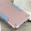 For Samsung Galaxy A73 Non-slip Armor Phone Case(Rose Gold)