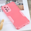 For Samsung Galaxy A73 Non-slip Armor Phone Case(Pink)