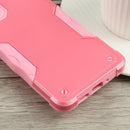 For Samsung Galaxy A73 Non-slip Armor Phone Case(Pink)
