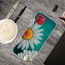 For Samsung Galaxy A03 International Version Shockproof Painted Transparent TPU Protective Phone Case(Chrysanthemum)