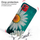 For Samsung Galaxy A03 International Version Shockproof Painted Transparent TPU Protective Phone Case(Chrysanthemum)