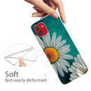 For Samsung Galaxy A03 International Version Shockproof Painted Transparent TPU Protective Phone Case(Chrysanthemum)