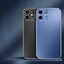 Metal Frame Carbon Fiber Phone Case For iPhone XR(Black)