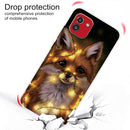 For Samsung Galaxy A03 International Version Shockproof Painted Transparent TPU Protective Phone Case(Bulb Fox)
