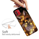 For Samsung Galaxy A03 International Version Shockproof Painted Transparent TPU Protective Phone Case(Bulb Fox)
