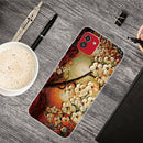 For Samsung Galaxy A03 International Version Shockproof Painted Transparent TPU Protective Phone Case(Oil Painting Magnolia)