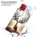 For Samsung Galaxy A03 International Version Shockproof Painted Transparent TPU Protective Phone Case(Dream Deer)